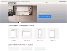 Tablet Screenshot of kuchnie.pl